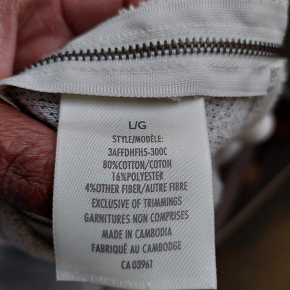 Denver Hayes Side Zippered 3/4 Sleeve Sweatshirt - Picture 16 of 16